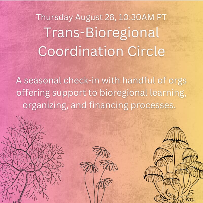 Cover Image for Trans-Bioregional Coordination Circle
