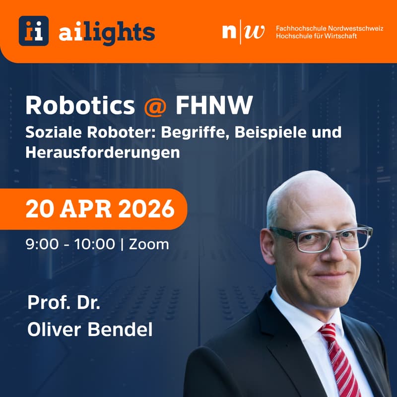 Cover Image for aiLights - Robotics @ FHNW: Soziale Roboter: Begriffe, Beispiele und Herausforderungen