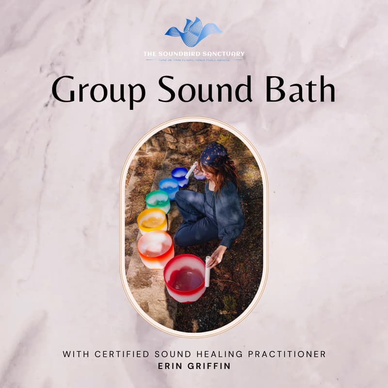 Cover Image for Group Sound Bath with Erin Griffin