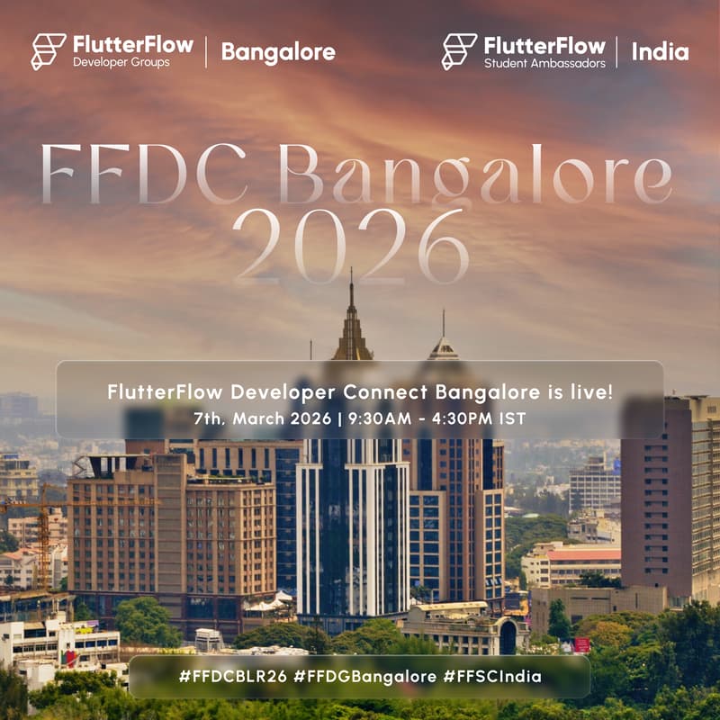 Cover Image for FlutterFlow Developer Connect Bangalore 2026