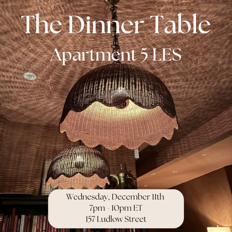 Cover Image for The Dinner Table at Apartment 5 LES