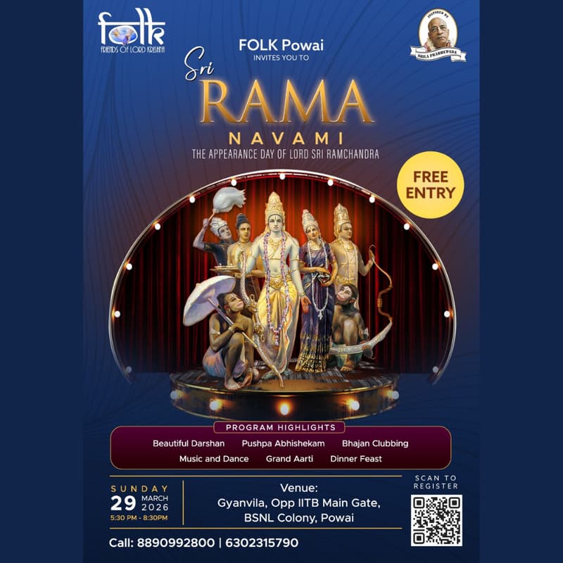 Cover Image for Sri Rama Navami Celebration 2026 – A Divine Evening of Devotion & Joy