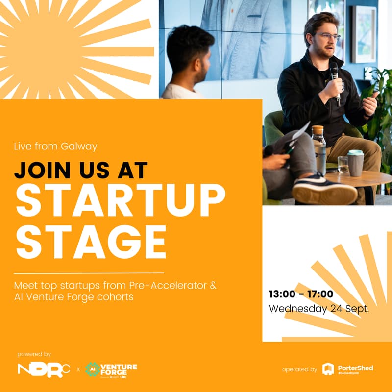 Cover Image for Startup Stage - powered by NDRC x AI Venture Forge