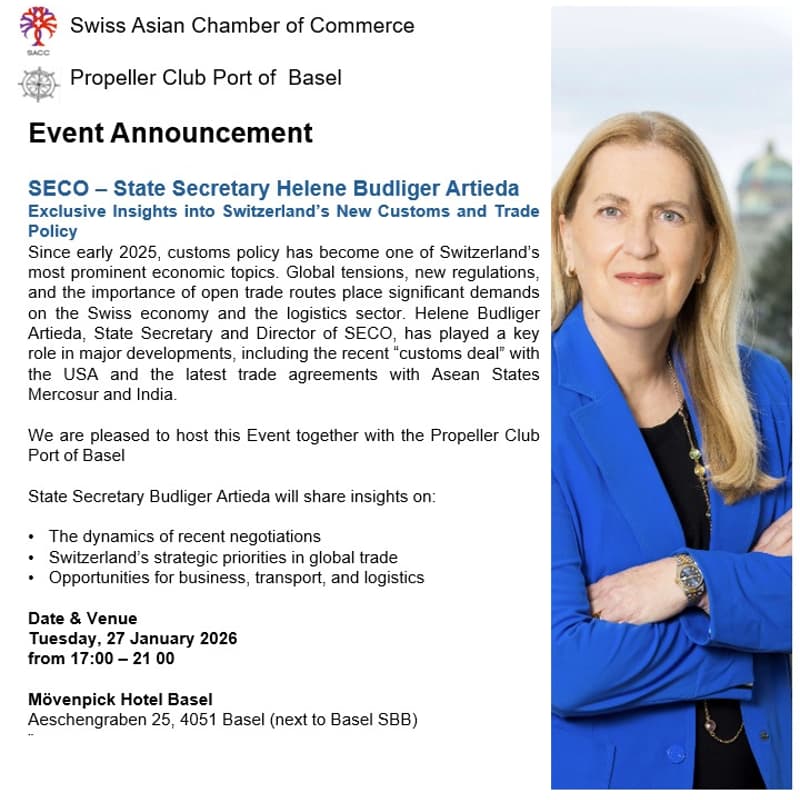 Cover Image for Event Announcement – Propeller Club Port of Basel & Swiss-Asian Chamber of Commerce