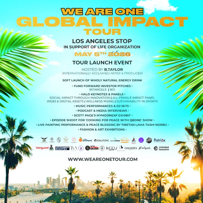Cover Image for WE ARE ONE Global Impact Tour Launch - May 5