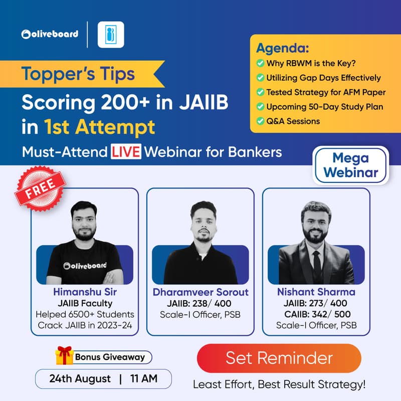 Cover Image for Topper’s Tips: Scoring 200+ in JAIIB in 1st Attempt