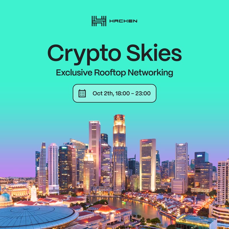 Cover Image for Hacken Presents: Crypto Skies - An Exclusive Rooftop Evening at Token2049