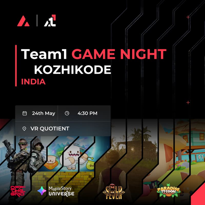 Cover Image for Team1 Game Night: Kozhikode