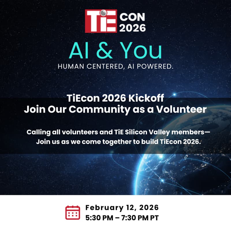 Cover Image for TiEcon 2026 Kickoff: Join our Community as a Volunteer
