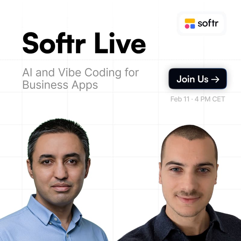 Cover Image for Softr Live: AI and Vibe Coding Business Apps