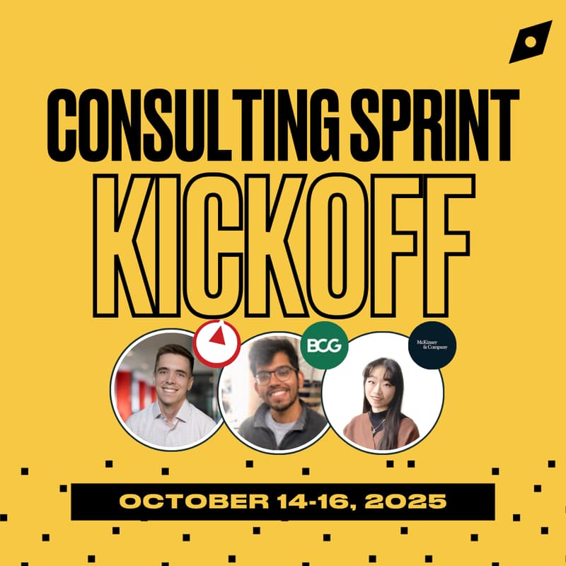 Cover Image for Consulting Sprint (October 14-16) Kickoff