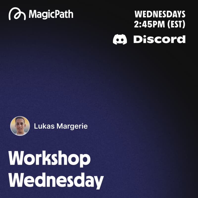 Cover Image for Workshop Wednesday (Every Wednesday)