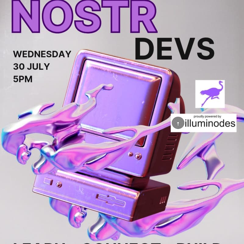 Cover Image for NOSTR DEVS Reunion - El Salvador - Aprender y Conocer y Desarrollar