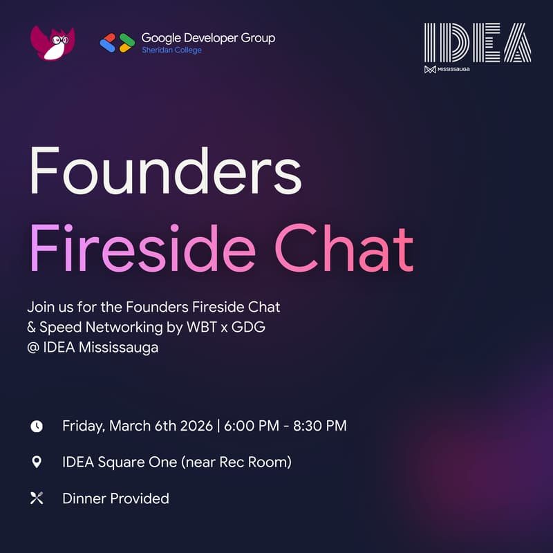 Cover Image for Founders Fireside Chat & Speed Networking