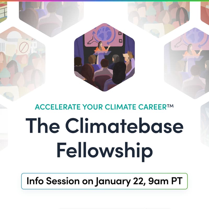 Cover Image for Climatebase Fellowship Info Session: Cohort 9