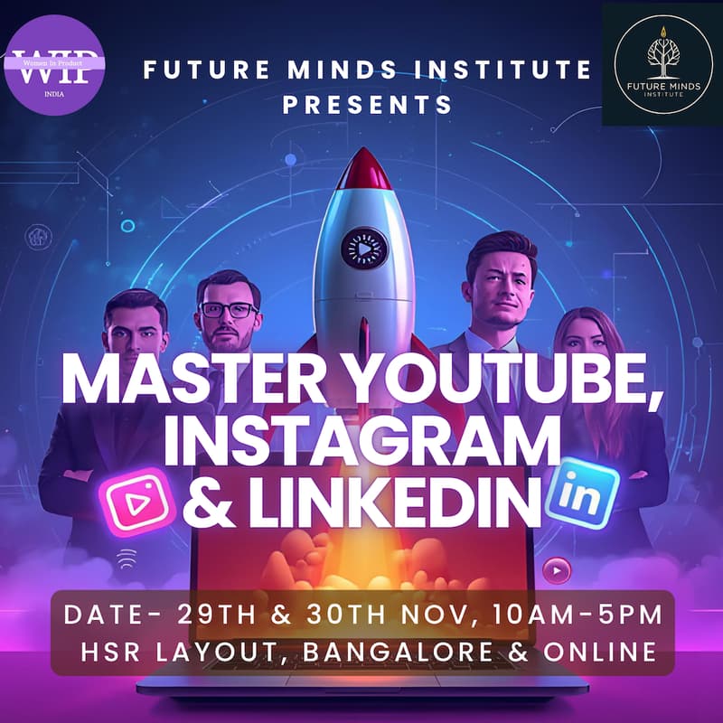 Cover Image for Bootcamp: Master YouTube, Instagram & LinkedIn