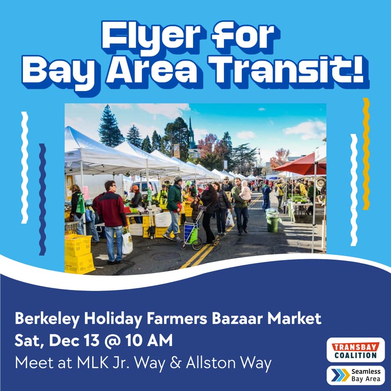 Cover Image for Flyering: Berkeley Holiday Farmers Bazaar Market