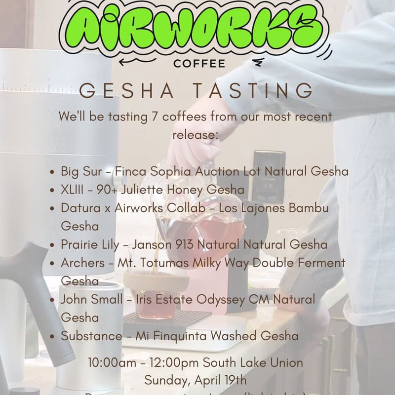 Cover Image for Gesha Tasting