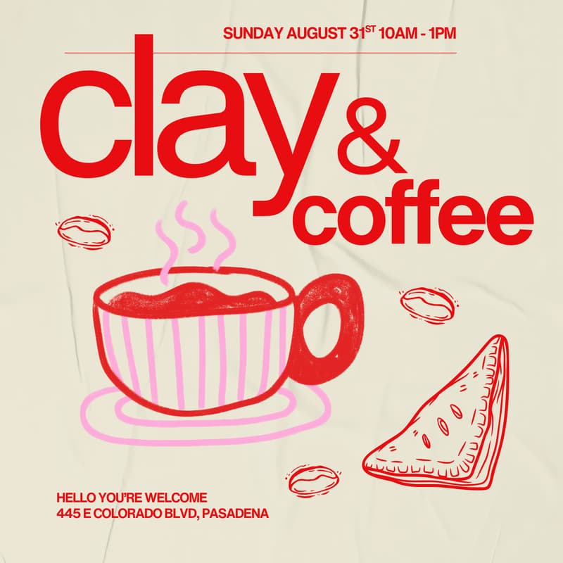 Cover Image for Clay & Coffee: A Ceramic Handbuilding Workshop