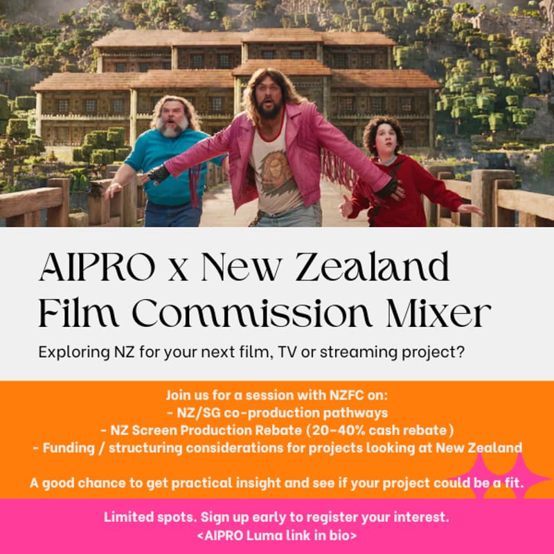 Cover Image for AIPRO x New Zealand Film Commission Mixer