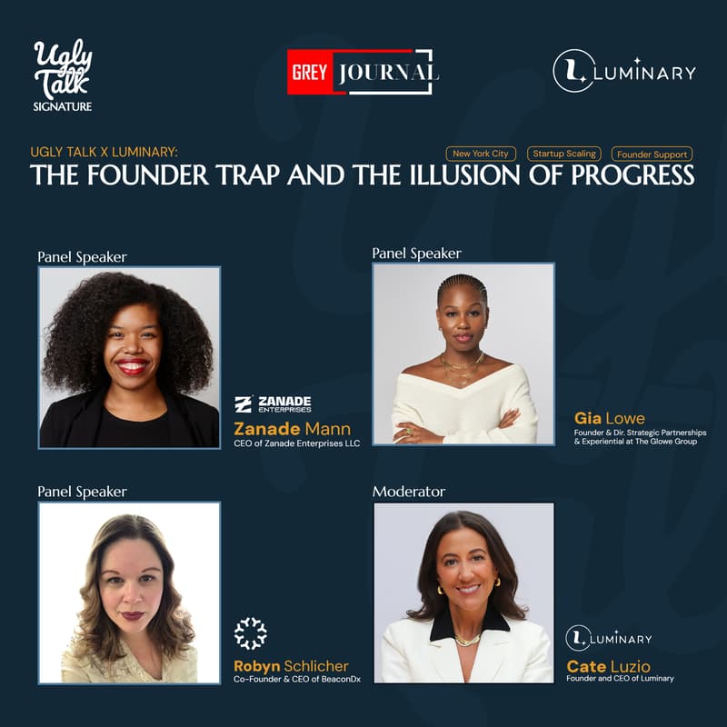 Cover Image for UGLY TALK X LUMINARY: THE FOUNDER TRAP AND THE ILLUSION OF PROGRESS