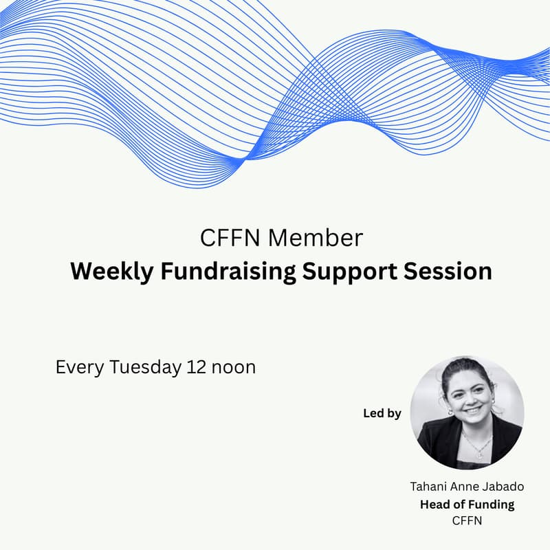 Cover Image for Weekly Fundraising Working Session