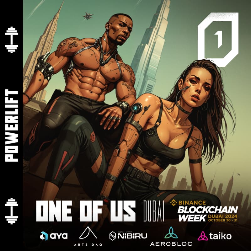 Cover Image for ONE OF US Lift // Aya, Arts DAO, Aerobloc, Taiko & Nibiru