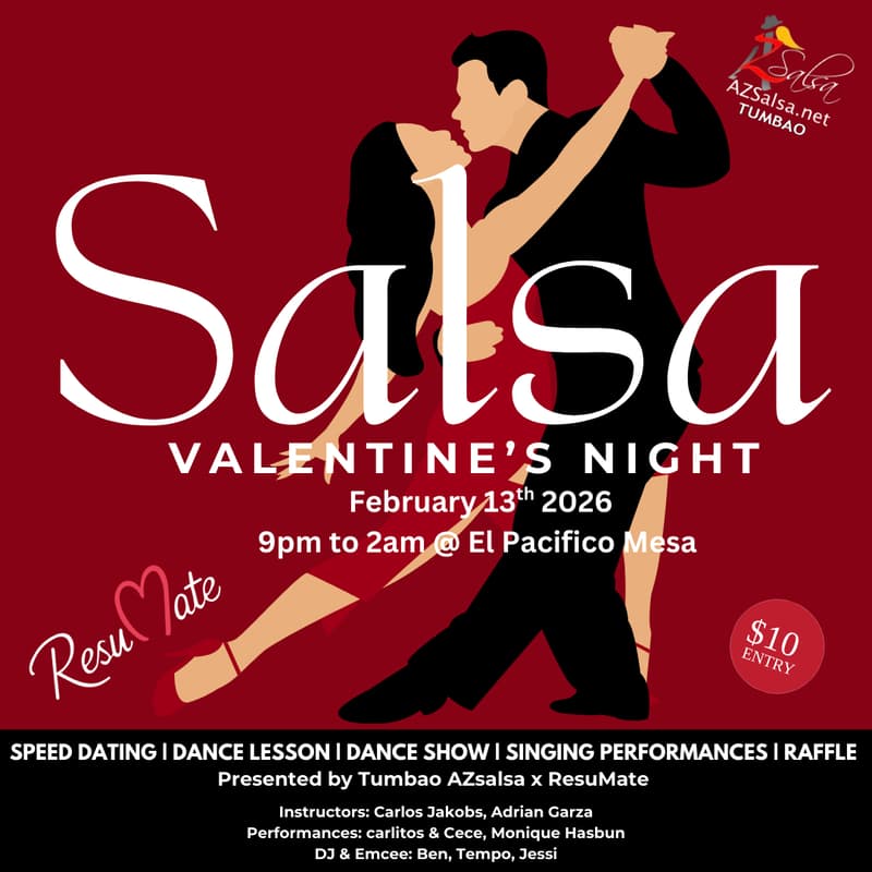 Cover Image for Valentine’s Salsa & Bachata Night