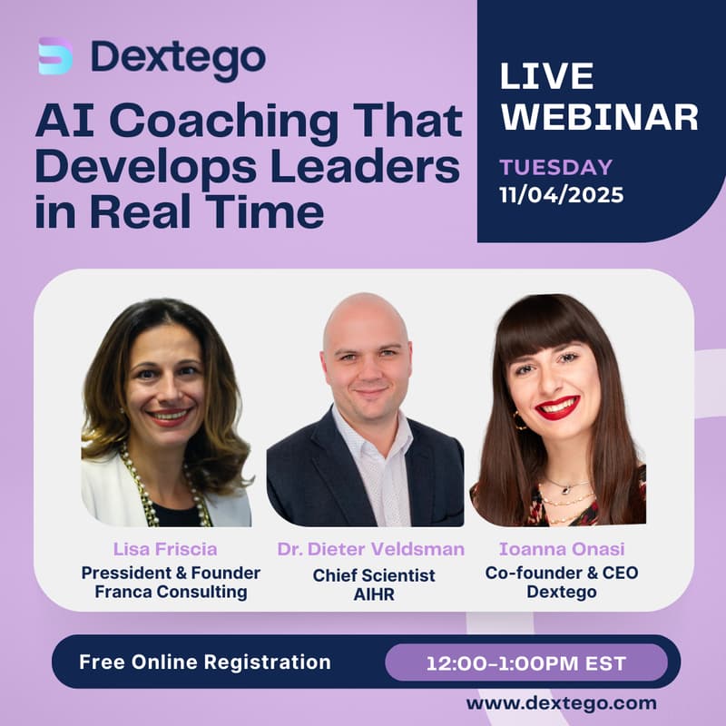 Cover Image for AI Coaching in Action: How Dextego Builds Leadership Skills in the Flow of Work