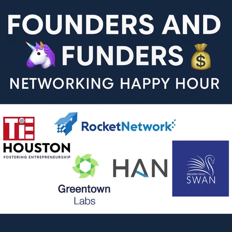 Cover Image for Founders & Funders Happy Hour | Houston