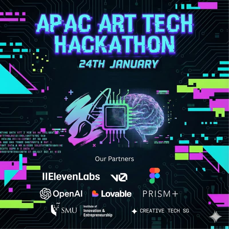 Cover Image for APAC’s First Art x Tech Hackathon 🎊