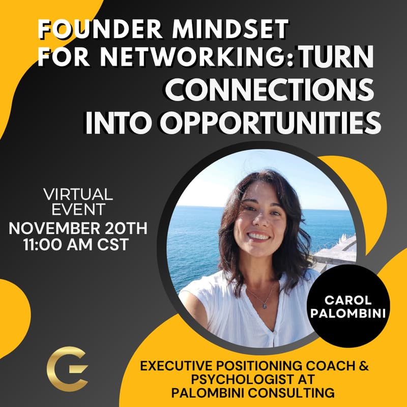 Cover Image for Founder Mindset For Networking