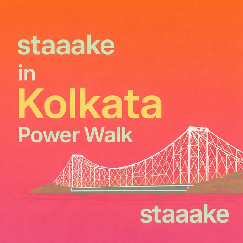 Cover Image for staaake in Kolkata Power Walk for AI/Tech Founder & Creators