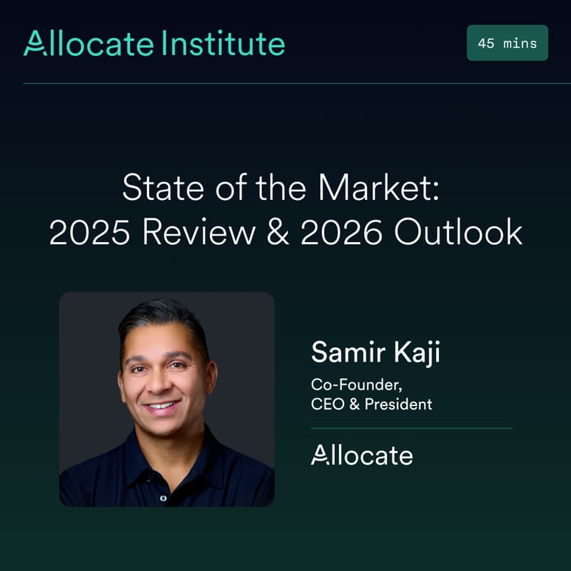 Cover Image for Allocate Institute - State of the Market: 2025 Review & 2026 Outlook