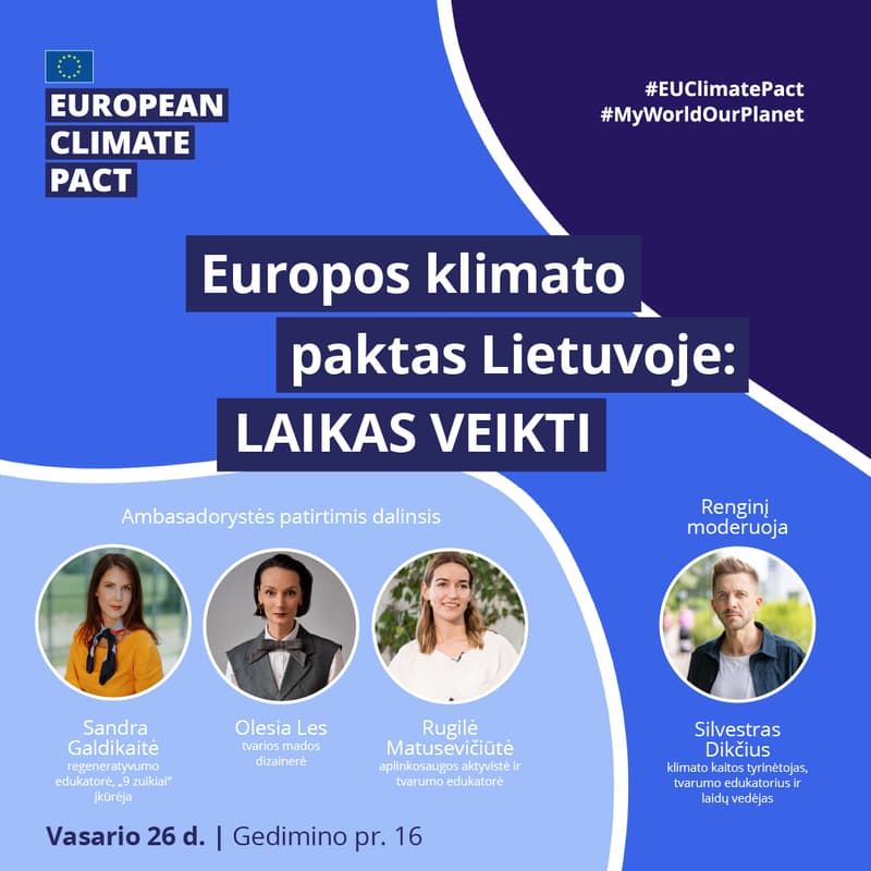 Cover Image for Europos Klimato paktas Lietuvoje: LAIKAS VEIKTI