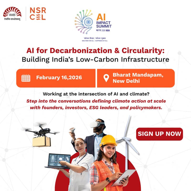 Cover Image for India AI Impact Summit 2026 | Roundtable on AI for Decarbonization & Circularity