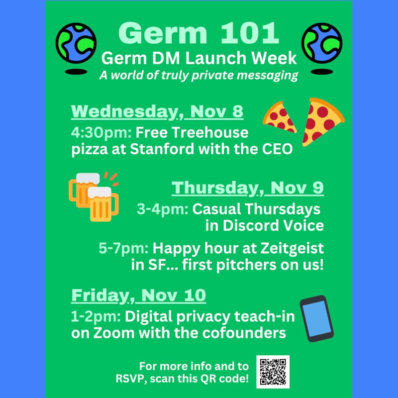 Cover Image for Germ DM Beta Launch Happy Hour