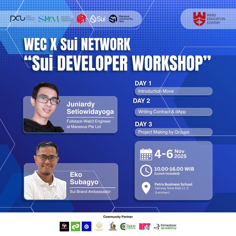 Cover Image for Day 2: Sui Workshop at Petra University Batch 1