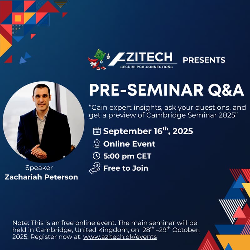 Cover Image for Unlock Insights: Pre-Seminar Q&A with Zachariah Peterson (Free to Join)