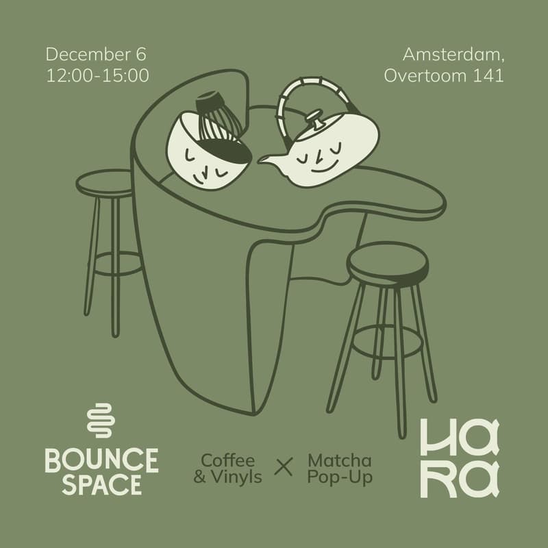 Cover Image for Coffee & Vinyls X HARA: Matcha Pop-up