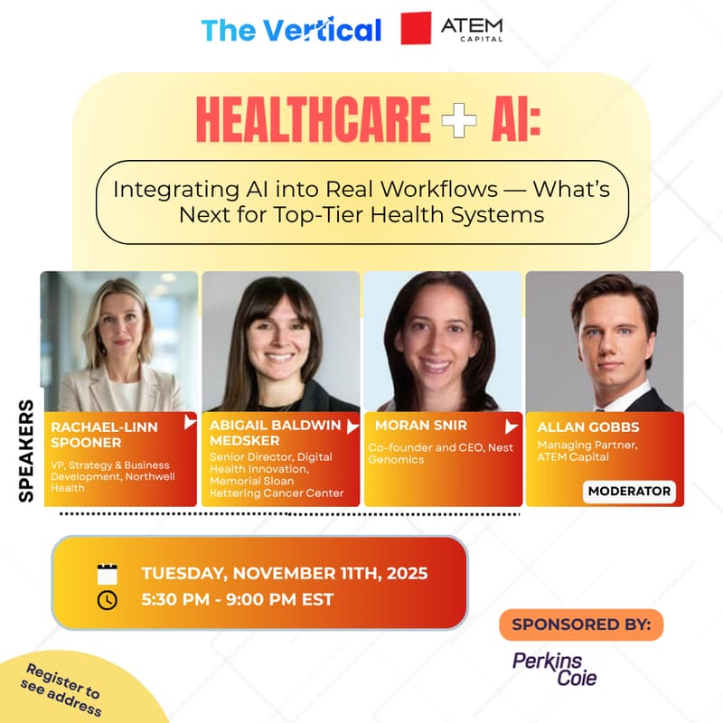 Cover Image for Healthcare + AI: Integrating AI into Real Workflows — What’s Next for Top-Tier Health Systems