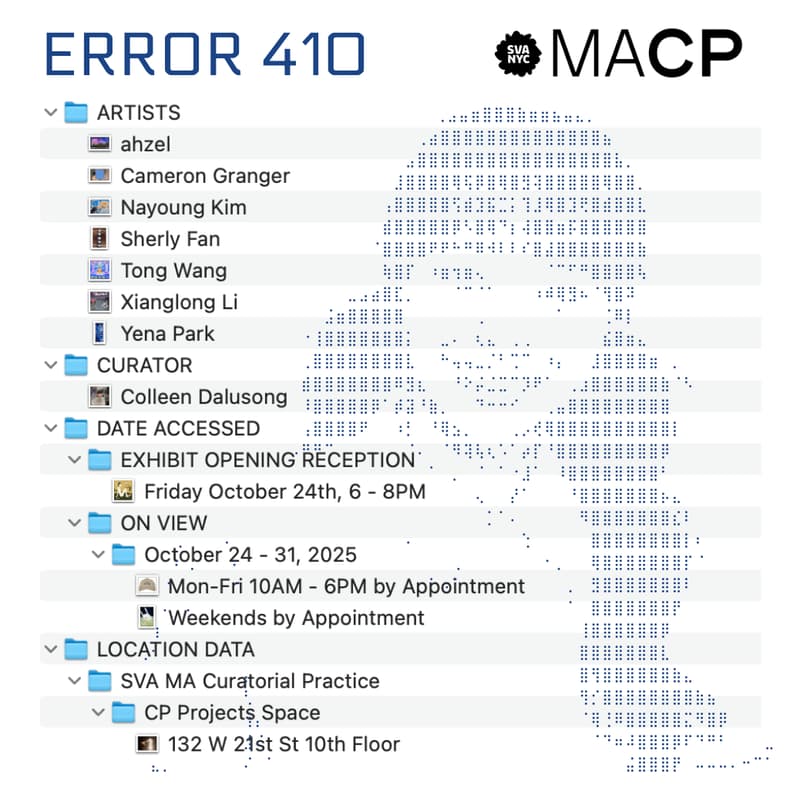 Cover Image for Group Exhibition Opening: ERROR 410