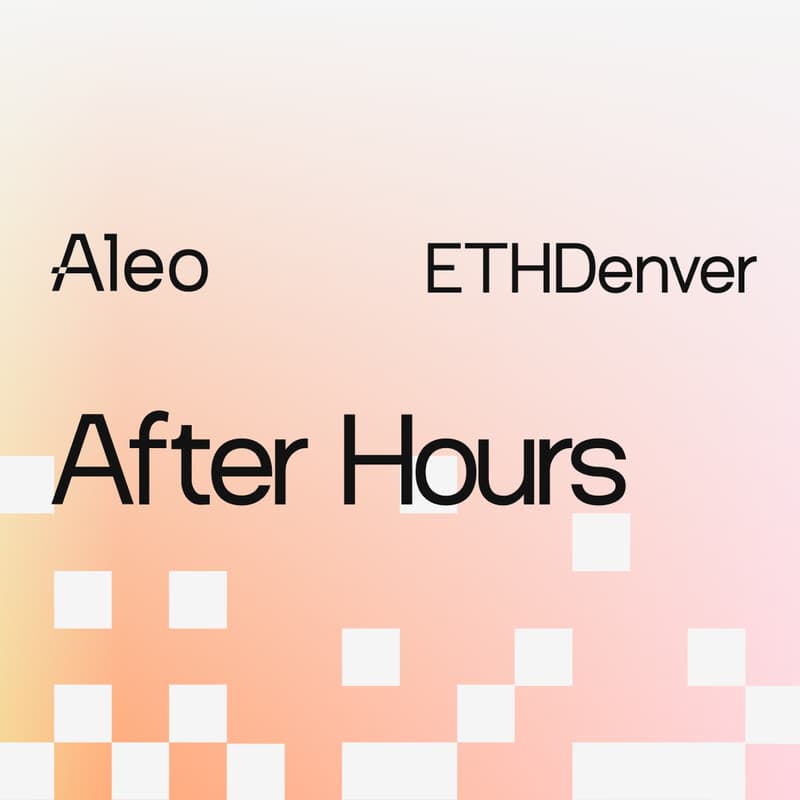 Cover Image for Aleo After Hours: Community Connect