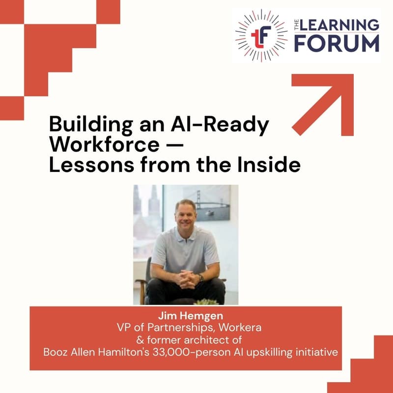 Cover Image for Fireside Chat: Building an AI-Ready Workforce — Lessons from the Inside