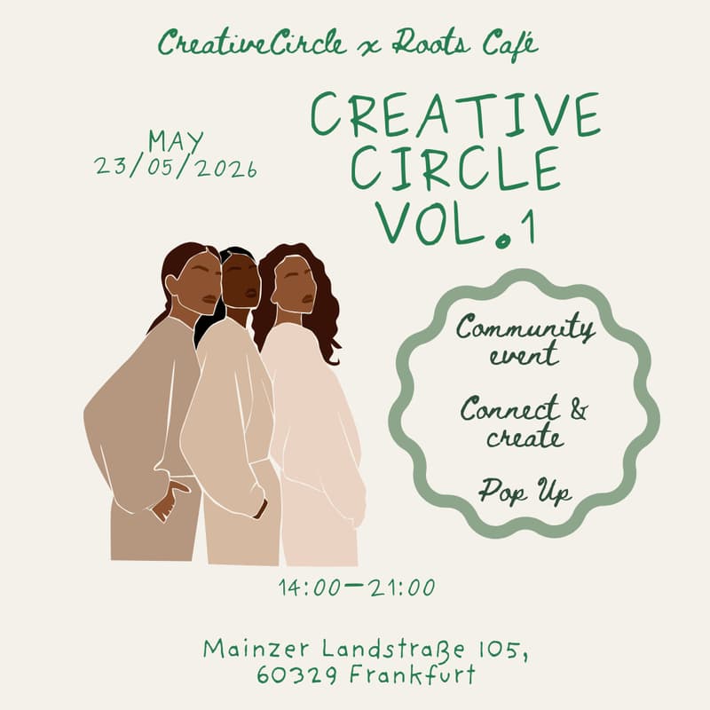 Cover Image for Creative Circle x Roots Café Community Event