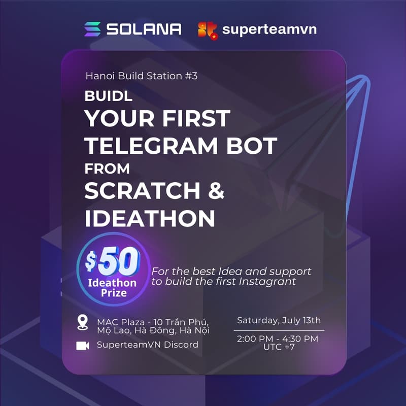 Cover Image for HN Build Station #3: Buidl telegram bot from scratch & Talent Olympics