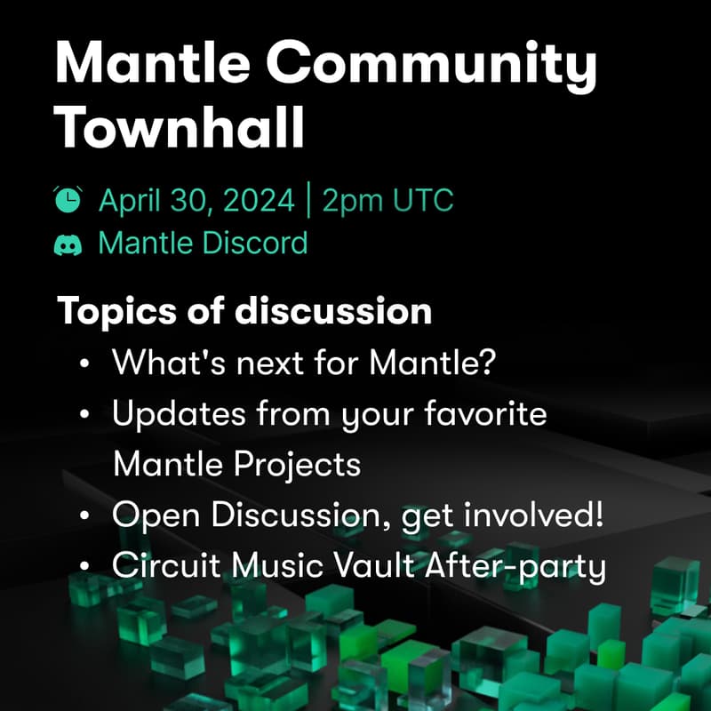 Cover Image for Mantle Community Townhall - April 2024