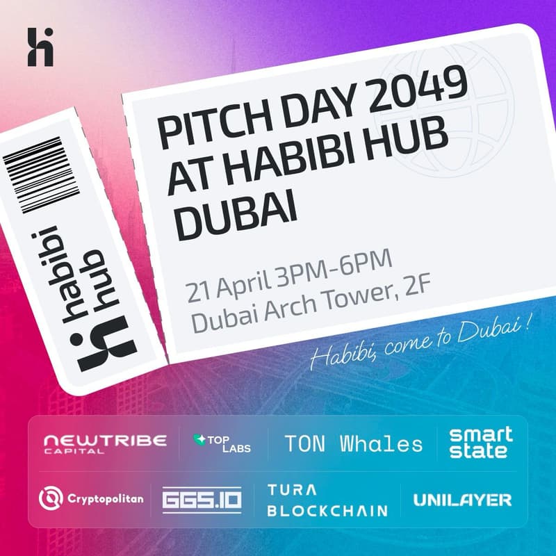 Cover Image for Token 2049 Pitch Day @ Habibi Hub (COME SUNDAY)