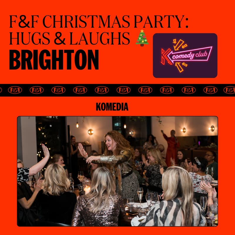 Cover Image for 🎄 F&F Christmas Party: Hugs & Laughs at Komedia