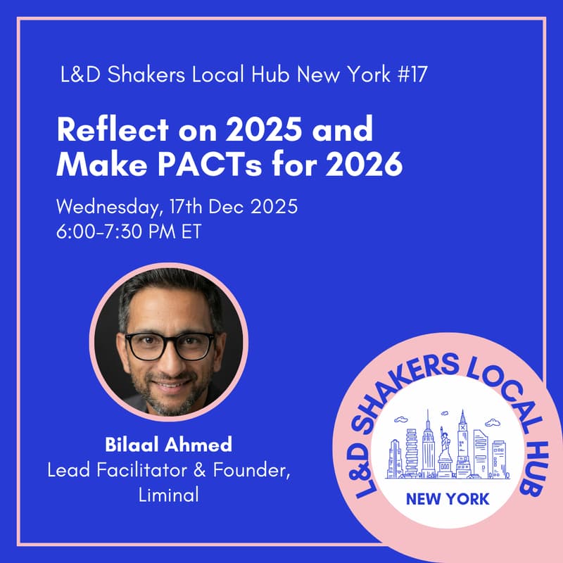 Cover Image for NYC Meet Up #17: Reflect on 2025 and Make PACTs for 2026